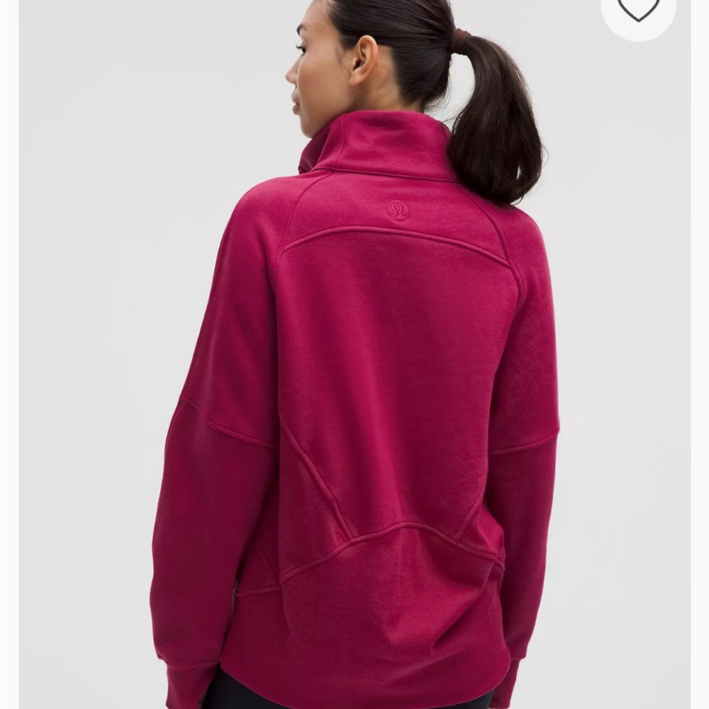 lululemon athletica Women's Fuchsia Cowl Neck Sweater